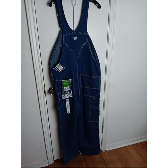 Texas A&M Custom Liberty Overalls Mens 34X30 Blue Gig Em 2023 Painted Cheer - Picture 6 of 11